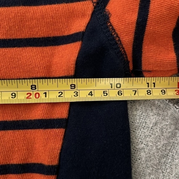 Crazy 8 Orange and Blue Striped Knit Long Sleeve Sweater - 3-6 Months - Picture 6 of 9